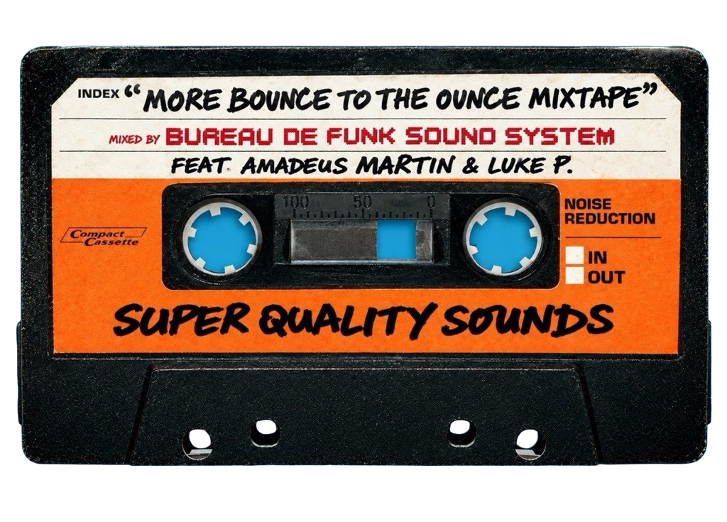 More Bounce to the Ounce mixtape cassette by Bureau de Funk Sound System